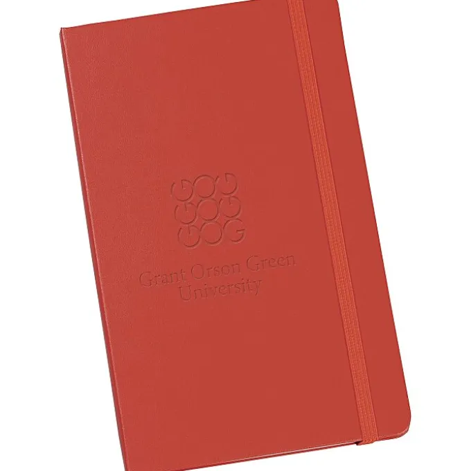 Moleskine Hard Cover Notebook - 8 1/4 inches x 5 inches - Ruled