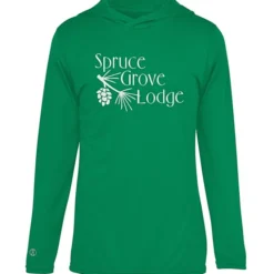 Momentum Solid Long-Sleeve Hooded T-Shirt
