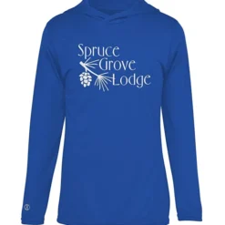 Momentum Solid Long-Sleeve Hooded T-Shirt