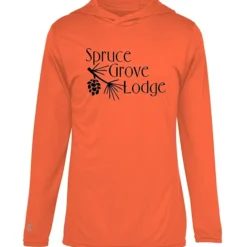 Momentum Solid Long-Sleeve Hooded T-Shirt