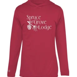 Momentum Solid Long-Sleeve Hooded T-Shirt