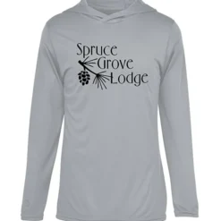 Momentum Solid Long-Sleeve Hooded T-Shirt