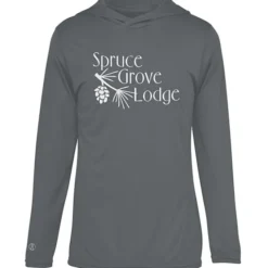 Momentum Solid Long-Sleeve Hooded T-Shirt