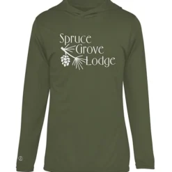 Momentum Solid Long-Sleeve Hooded T-Shirt