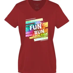 Momentum Solid V-Neck T-Shirt - Ladies' - Full Color