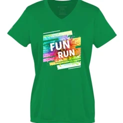Momentum Solid V-Neck T-Shirt - Ladies' - Full Color