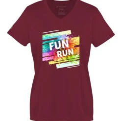 Momentum Solid V-Neck T-Shirt - Ladies' - Full Color