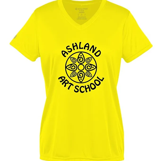 Momentum Solid V-Neck T-Shirt - Ladies' - Screen