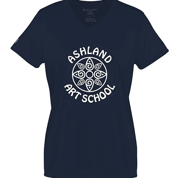 Momentum Solid V-Neck T-Shirt - Ladies' - Screen