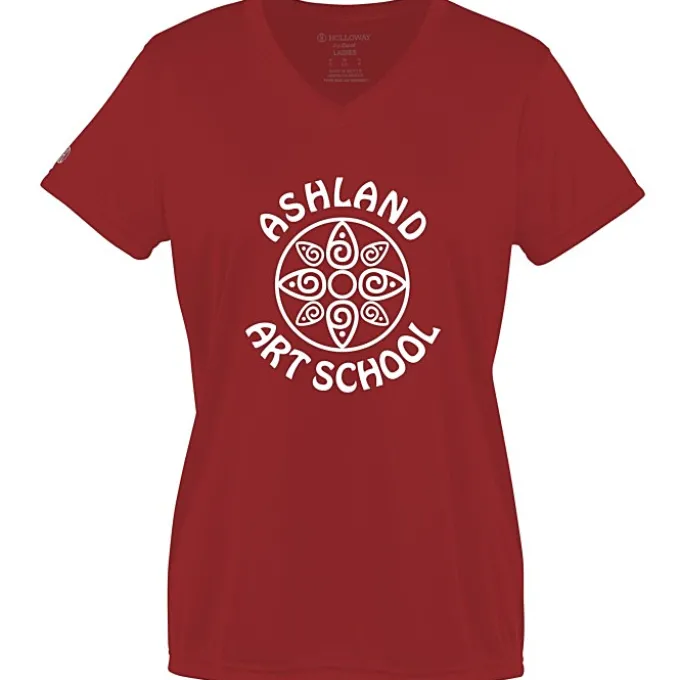 Momentum Solid V-Neck T-Shirt - Ladies' - Screen