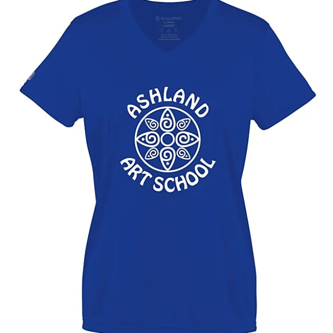 Momentum Solid V-Neck T-Shirt - Ladies' - Screen