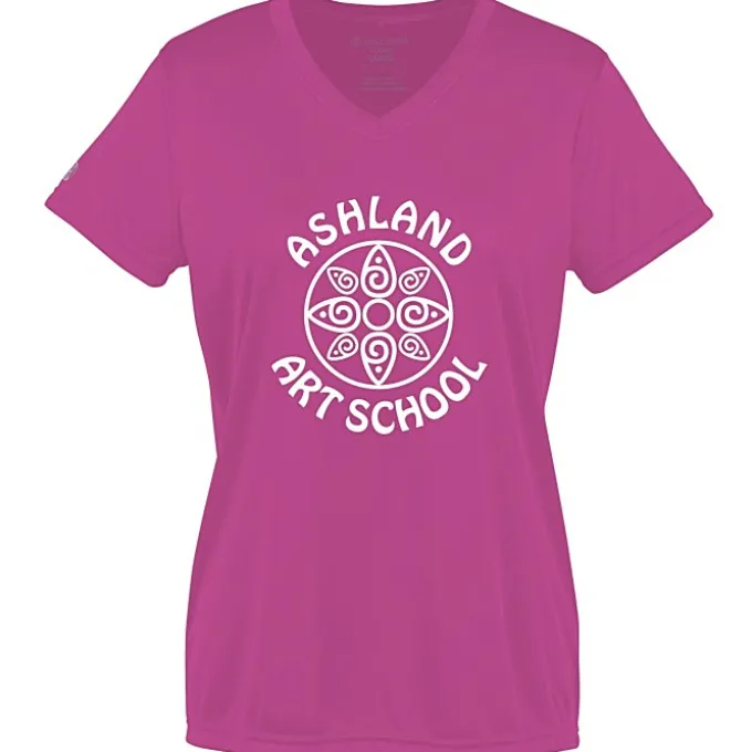 Momentum Solid V-Neck T-Shirt - Ladies' - Screen