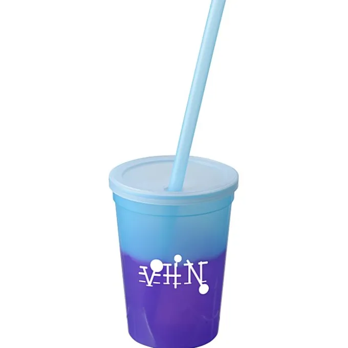 Mood Stadium Cup with Straw - 12 oz