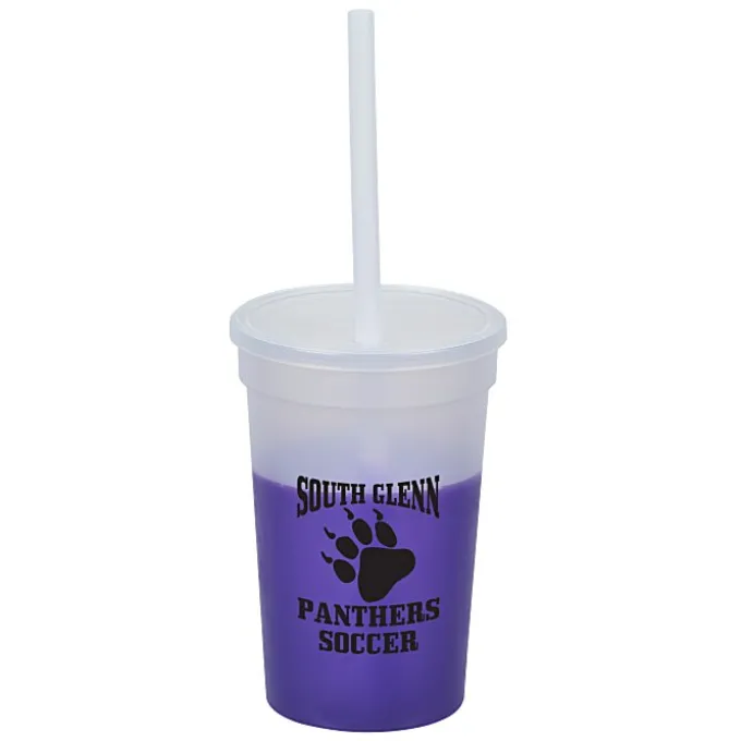 Mood Stadium Cup with Straw - 17 oz