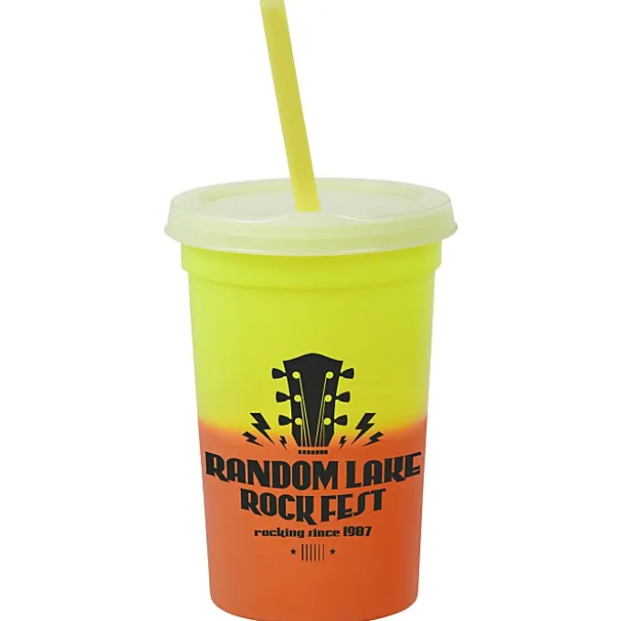 Mood Stadium Cup with Straw - 22 oz
