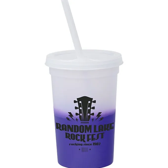 Mood Stadium Cup with Straw - 22 oz