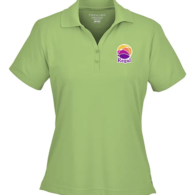Moreno Textured Micro Polo - Ladies' - TE Transfer