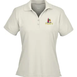 Moreno Textured Micro Polo - Ladies' - Embroidered - 24 hr