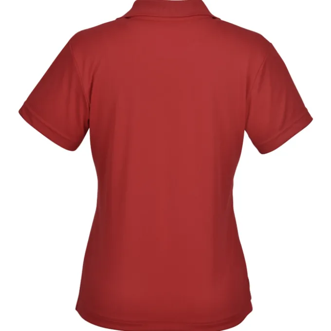 Moreno Textured Micro Polo - Ladies' - Embroidered - 24 hr