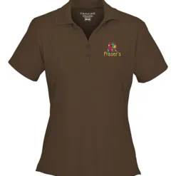Moreno Textured Micro Polo - Ladies' - Embroidered - 24 hr