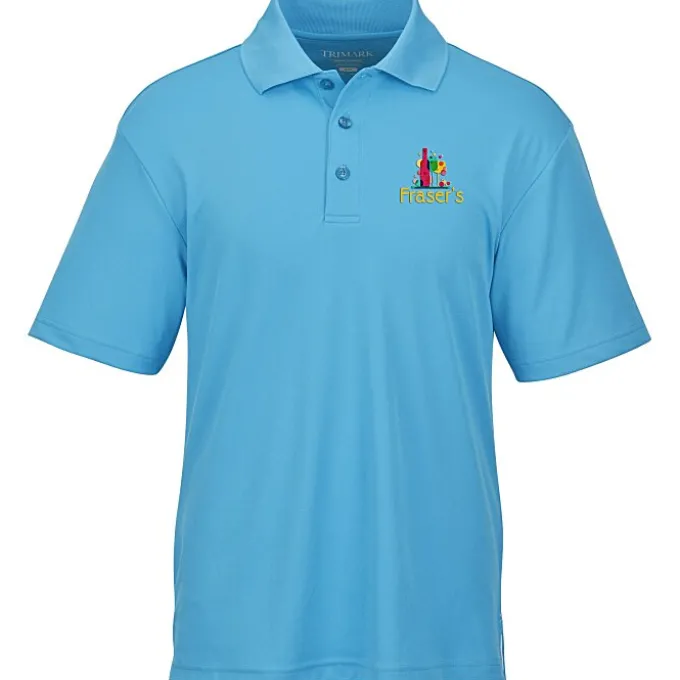 Moreno Textured Micro Polo - Men's - Embroidered