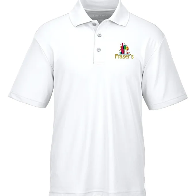 Moreno Textured Micro Polo - Men's - Embroidered - 24 hr