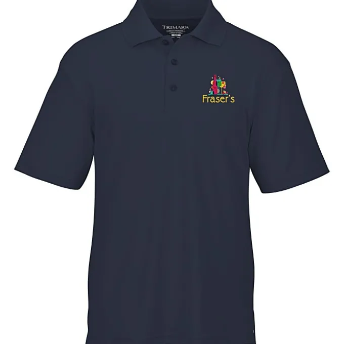 Moreno Textured Micro Polo - Men's - Embroidered - 24 hr