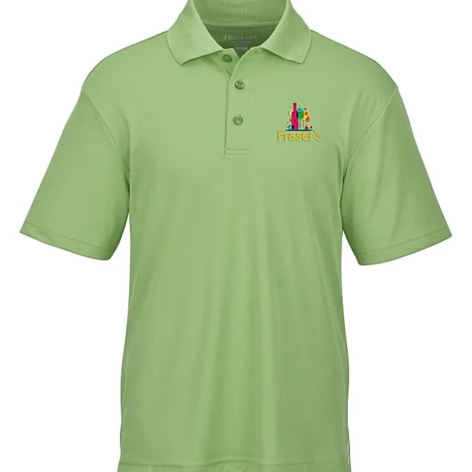 Moreno Textured Micro Polo - Men's - Embroidered - 24 hr
