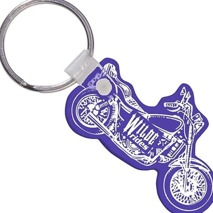 Motorcycle Soft Keychain - Opaque