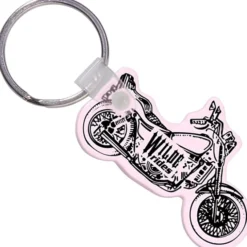 Motorcycle Soft Keychain - Opaque