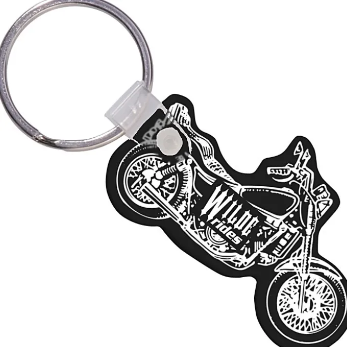 Motorcycle Soft Keychain - Opaque