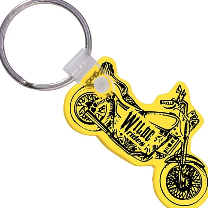 Motorcycle Soft Keychain - Opaque