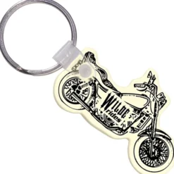 Motorcycle Soft Keychain - Opaque