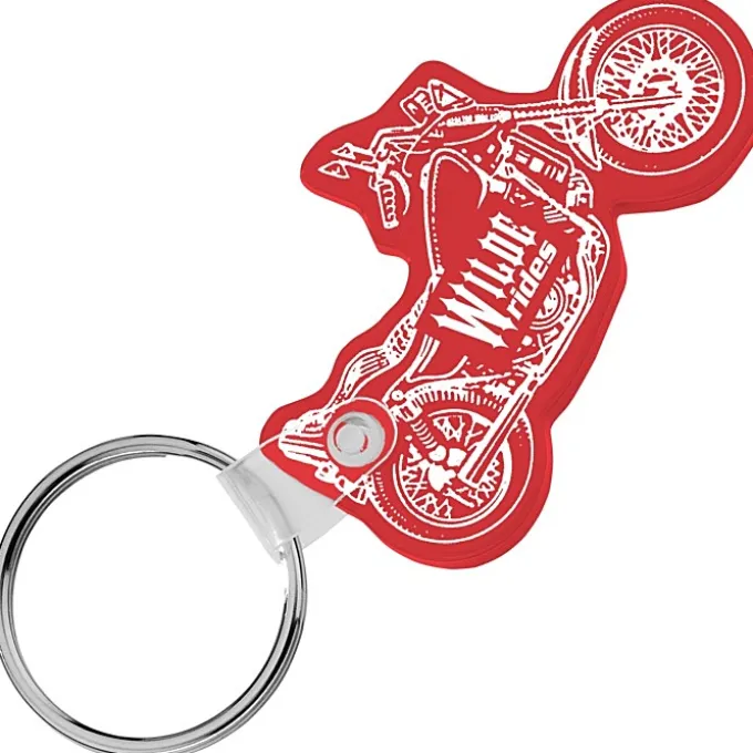 Motorcycle Soft Keychain - Translucent