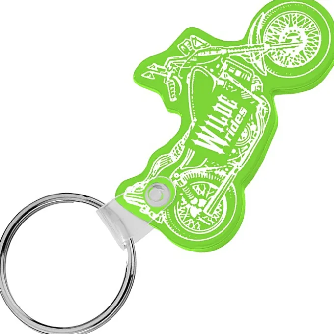 Motorcycle Soft Keychain - Translucent