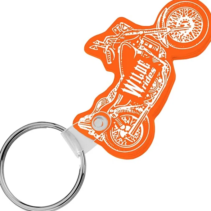 Motorcycle Soft Keychain - Translucent