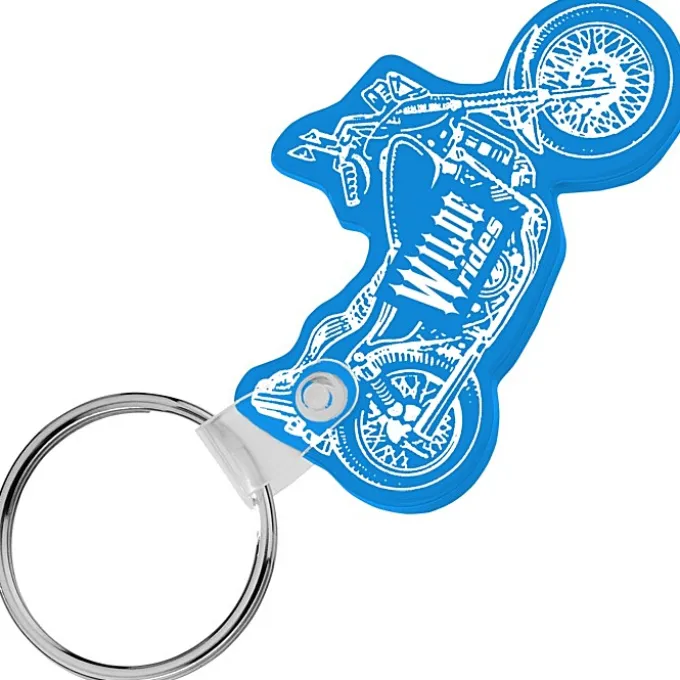 Motorcycle Soft Keychain - Translucent