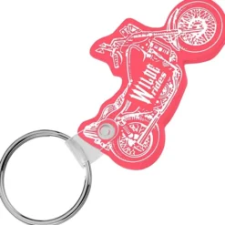 Motorcycle Soft Keychain - Translucent