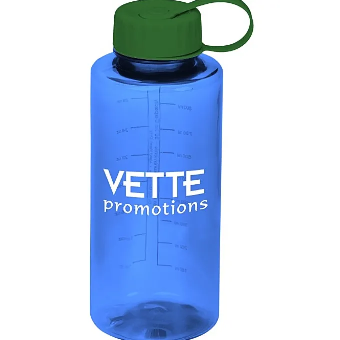 Mountain Bottle with Tethered Lid - 36 oz