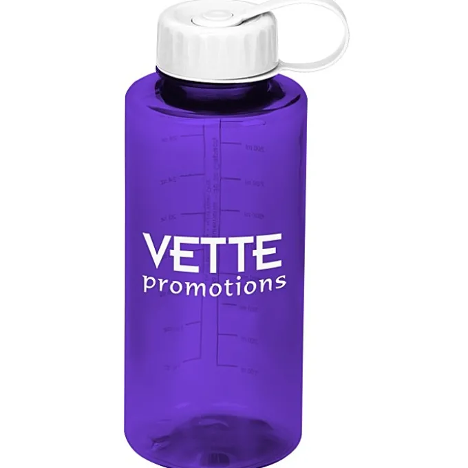 Mountain Bottle with Tethered Lid - 36 oz