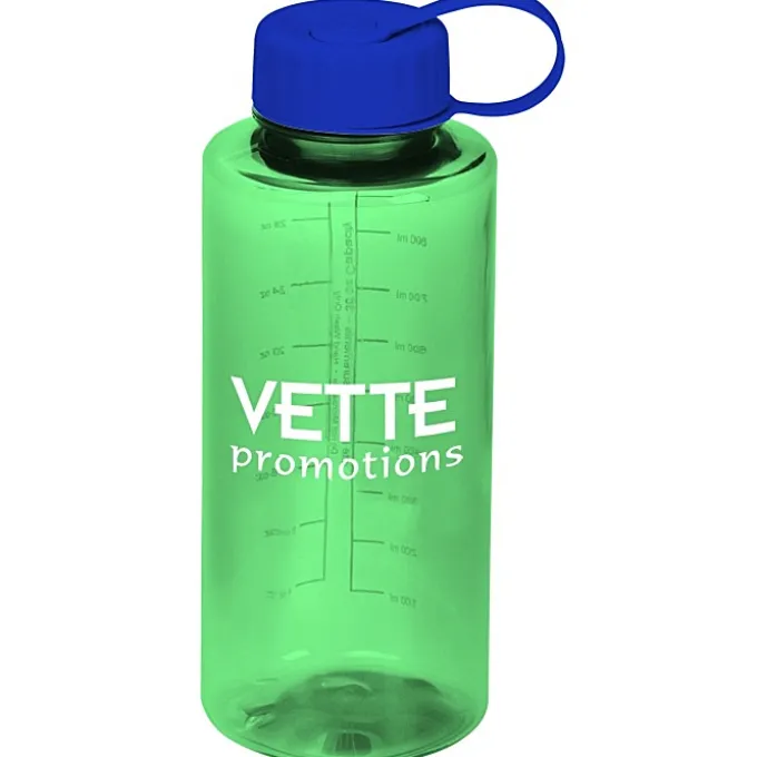 Mountain Bottle with Tethered Lid - 36 oz