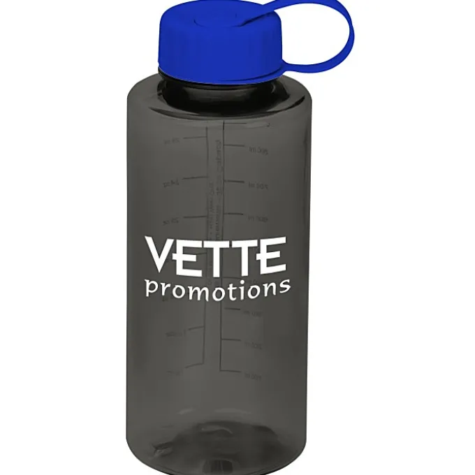 Mountain Bottle with Tethered Lid - 36 oz