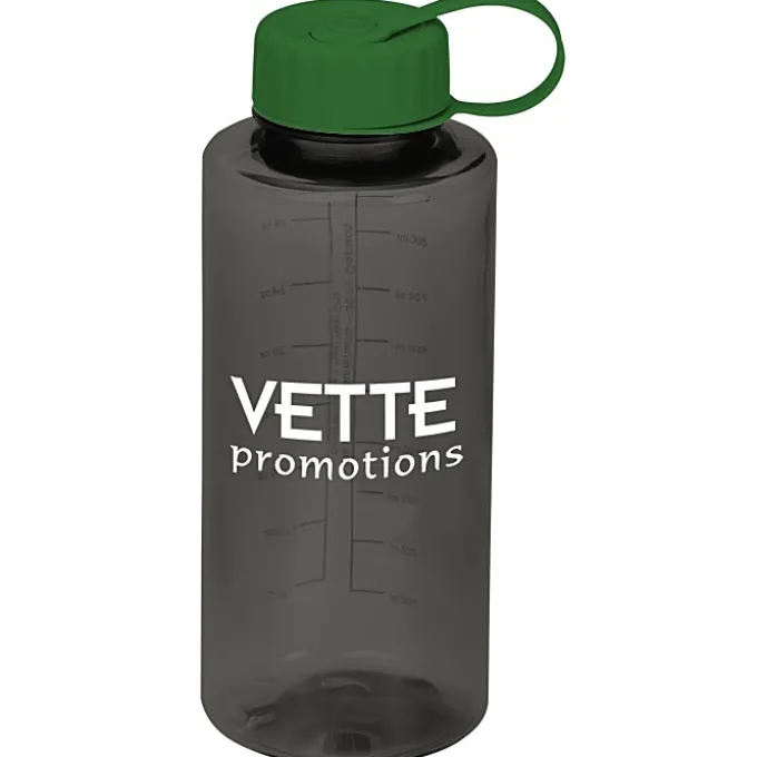Mountain Bottle with Tethered Lid - 36 oz