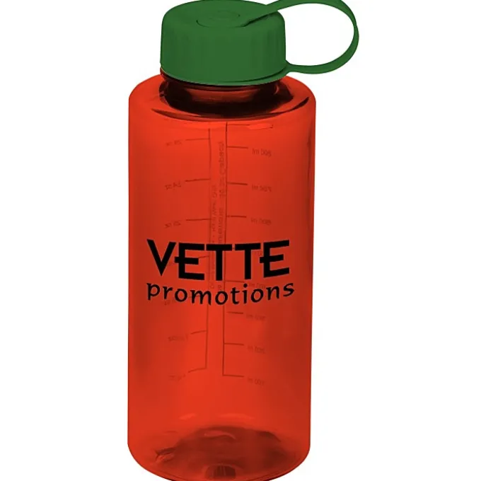 Mountain Bottle with Tethered Lid - 36 oz