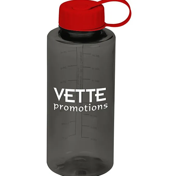 Mountain Bottle with Tethered Lid - 36 oz