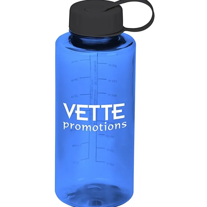 Mountain Bottle with Tethered Lid - 36 oz
