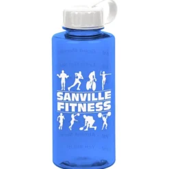 Mountain Bottle with Tethered Lid - 36 oz - Drink Guide