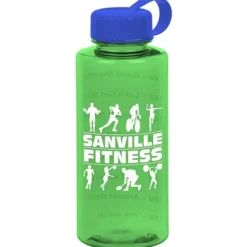 Mountain Bottle with Tethered Lid - 36 oz - Drink Guide