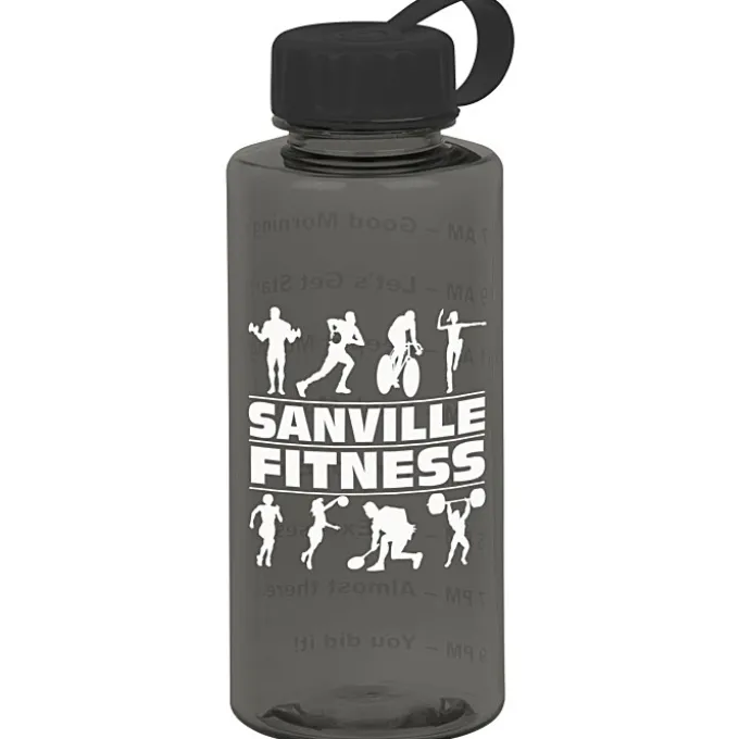 Mountain Bottle with Tethered Lid - 36 oz - Drink Guide