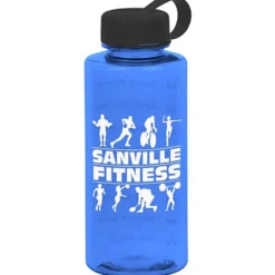 Mountain Bottle with Tethered Lid - 36 oz - Drink Guide